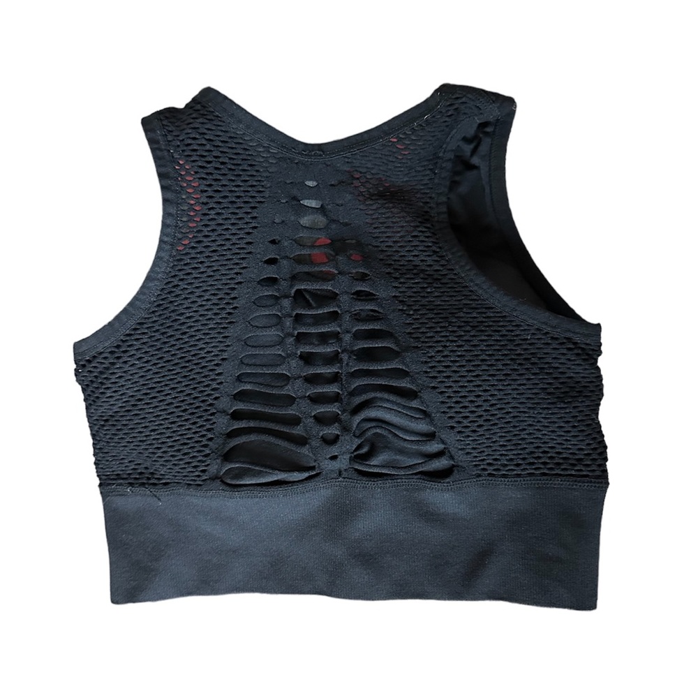 Black sports bra! Size small, mesh type material